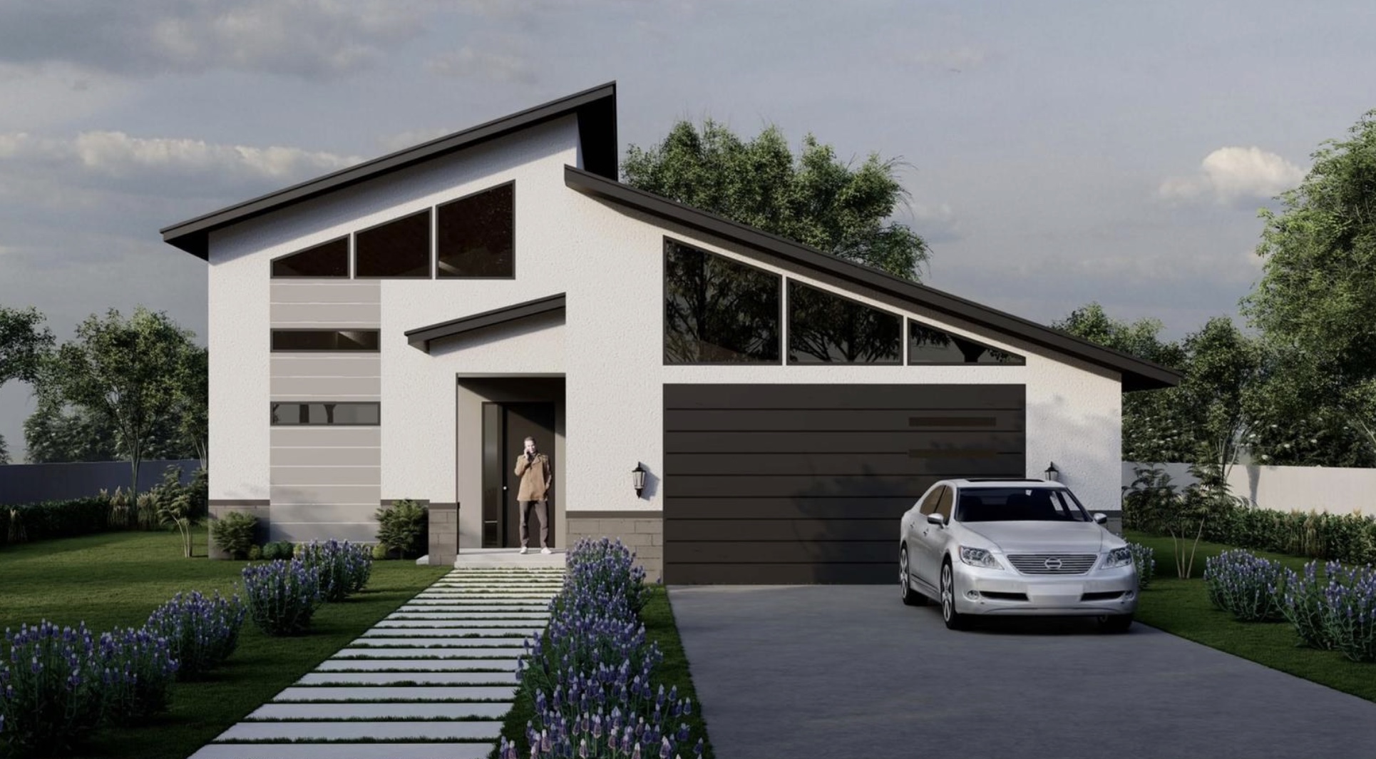 The Victoria — modern contemporary custom home exterior