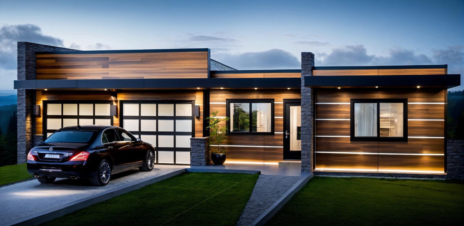 Warm modern container home